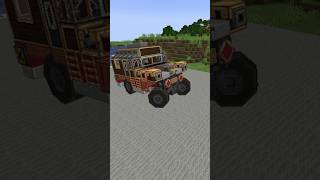 Create Trackwork Mod  Build Actually Car in Minecraft shorts short minecraft createmod [upl. by Hammock97]