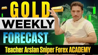 Gold weekly Forecast XAUUSD market weekly anlyases by sniper 4x Acadmiy [upl. by Nofets]