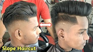 Slope Haircut  Skin Fade  Hairstyle  Tutorial Video  Sahil Barber [upl. by Tereve301]