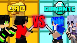 CASTILLO🏰💎DIAMANTE💎🆚CASTILLO🏰🥇ORO🥇Minecraft [upl. by Aoniak]