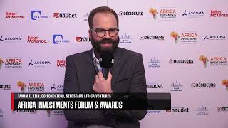 AFRICA INVESTMENTS FORUM amp AWARDS  INTERVIEW  Tamim El Zein Seedstars Africa Ventures [upl. by Ajar49]