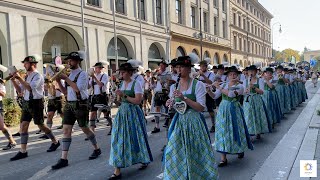 Oktoberfest 2024  Trachten und Schützenzug [upl. by Kendrah205]