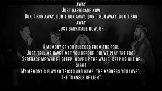 Editors  Barricades lyric video [upl. by Annaear]