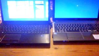 Core I5 3210M vs Intel B980 24 Windows 8 starting [upl. by Sacttler]