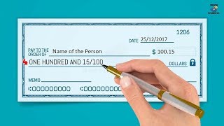 How to Write a Check StepbyStep Instructions – Writing Dollars and Cents on Checks [upl. by Yraek805]