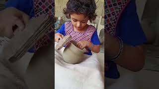 clay pot making clayart claycraft youtubeshorts youtube [upl. by Viradis]