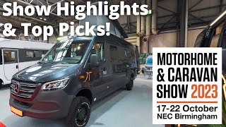 Our favourites from the 2023 Motorhome and Caravan Show  NEC [upl. by Maxfield]