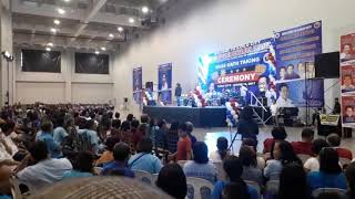 Raffy Buenavides AKA mister inday Sings quotDUTERTE ATON NI PREquot  Iloilo convention center [upl. by Esinahs232]