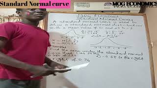 Standard normal distribution [upl. by Anitsim]