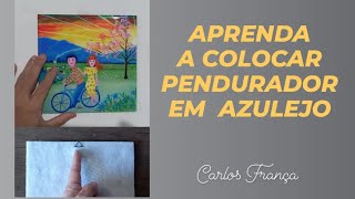 COMO PENDURAR AZULEJO NA PAREDE COLOCANDO PRENDEDOR EM AZULEJO SUPORTE PARA AZULEJO [upl. by Peedsaj233]