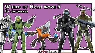 Jazwares World of Halo wave 5 preview Halo Infinite Halo 3 Halo ODST Master Chief [upl. by Junna]