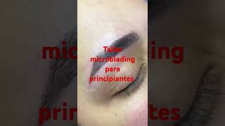 Taller microblading para principiantes en bliss spa [upl. by Sordnaxela]