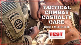 Combat Lifesaver Assessment  TCCC and MARCH [upl. by Aholah]