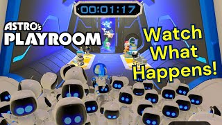 Watch What Happens when the Astro Bot Countdown Timer Reaches Zero Astros Playroom PS5 HDR [upl. by Ailicec]