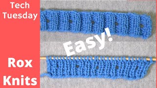 Easy Yarnover Buttonholes 2 ways  Technique Tuesday [upl. by Killarney]