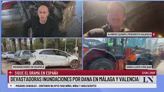 Sigue el drama en España devastadoras inundaciones por la DANA en Málaga y Valencia [upl. by Trumann58]