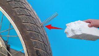 Never throw old tires away Tire repair without glue appeared for the first time in the world [upl. by Abdulla908]