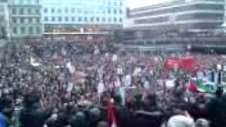 Protest Against israel in Stockholm Sweden [upl. by Eednac419]