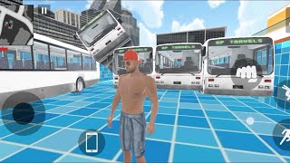 franklin bus drive swimming 🤩🔥 in indian theft auto riksha  speed vehicle on drive [upl. by Noloc]