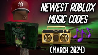 Roblox Music CodesIDs March 2024 WORKING ROBLOX ID [upl. by Eenhpad]