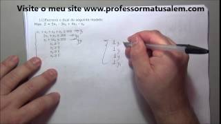 PO  4  1  dualidade  dual de um problema de programação linear  exercícios 5 [upl. by Nauqe]