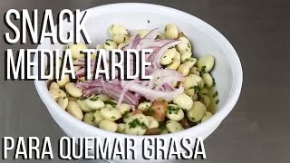 Snack de Media Tarde Para Quemar Grasa y Bajar de Peso  Ceviche Vegano Alto en Proteina [upl. by Eekaz]