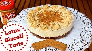 Lotus Biscoff Torte ohne Backen  Veganes Rezept [upl. by Airotnahs]