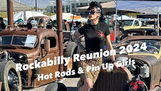 ROCKABILLY REUNION 2024  CAR SHOW  HOT RODS amp PIN UP GIRLS [upl. by Brady]