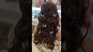 Cute hairstyles for girls shorts hairstyles hairaccessories viralvideo youtubeshorts fashion [upl. by Roper910]