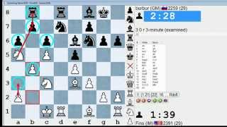 Blitz Chess 199 IM Bartholomew vs GM Vladimir Burmakin Kings Indian Defense [upl. by Herates]