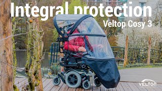 Weather protection for Wheelchair  Veltop Cosy 3 [upl. by Aicsile]