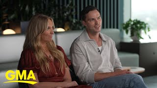 Toni Collette and Nicholas Hoult talk movie Juror 2 [upl. by Suitangi305]