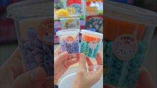 Vibrant cereal with sticky milk Thai Street Food shorts streetfood sweet [upl. by Nitsirc]