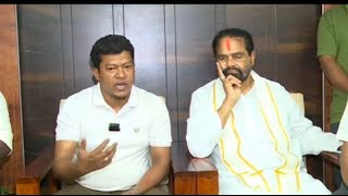 LIVE  Sri Dharmana Krishna Das Sri Tammineni Sitaram amp Dr Seediri Appala Raju Press Meet Palasa [upl. by Ativak]