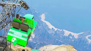 Crazy Airtug Stunts GTA 5 Funny Moments [upl. by Nirrak]