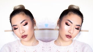 SOFT GLAM MAKEUP TUTORIAL monolids  Emily Liu [upl. by Katha]