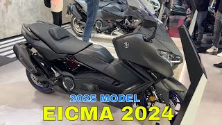 New Yamaha Tmax 2025 Walkaround EICMA 2024 [upl. by Aihseym]