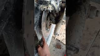 Bike Rear disc brake problem solution shorts [upl. by Fessuoy]