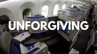 United Airlines Business Class Food Service is Unforgiving [upl. by Aitas]