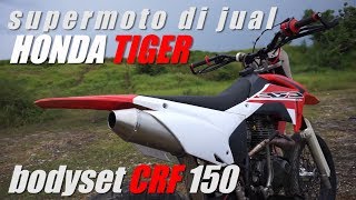 TRAIL HONDA CRF SUPERMOTO BASIC HONDA TIGER REVO  TIREV  GRESIK  CEK DESKRIPSI [upl. by Cathe]