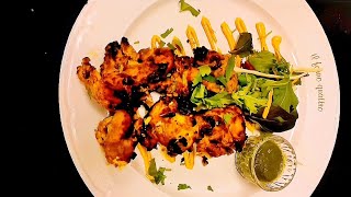 Chicken zaffrani tikka restaurant style  saffron chicken tikka recipe [upl. by Ahlgren369]