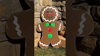 Gingerman😱Diy making gingerman christmas love music diy ninushaji [upl. by Enaenaj]