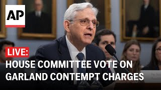 LIVE House committee hearing on AG Merrick Garland contempt charges [upl. by Enait213]