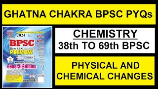 ghatna chakra bpsc previous year question paper  bpsc previous year question bank  chemistry 2 [upl. by Groscr]