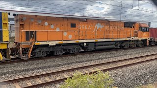 Werrington  Pacific National Western Bound Freight Train [upl. by Ronym]