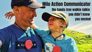 Milo Action Communicator The hands free mini walkie talkie you didnt know you needed [upl. by Liban]