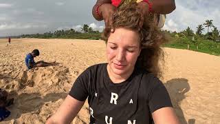 100 € Scalp Massage 💆🏻‍♀️ in Goa  India 🇮🇳🏝️ [upl. by Rahel]