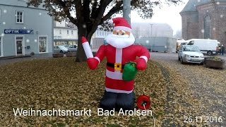 Weihnachtsmarkt Bad Arolsen am 26112016 von tubehorst1 [upl. by Ained]