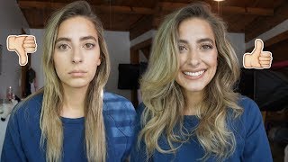 HOW TO FAKE A SALON BLOW OUT  VOLUMINOUS HAIR [upl. by Nilknarf]