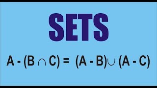 Class XI NDA CPT Sets A  B intersection C  AB union AC [upl. by Sinclair]
